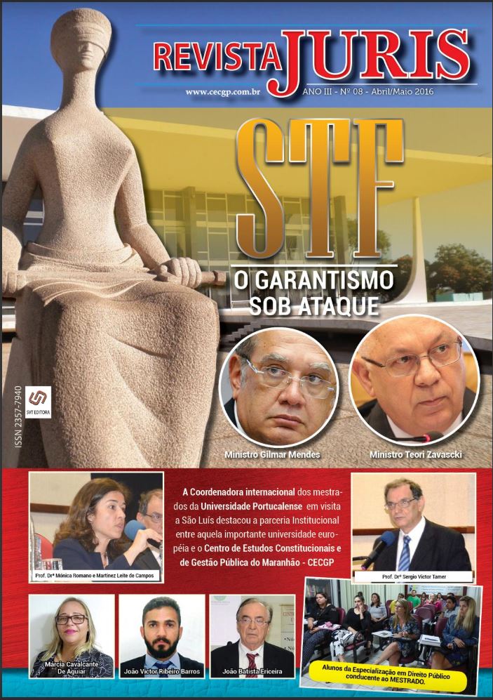 Capa da 8ª edição da Revista JÚRIS Advocatus